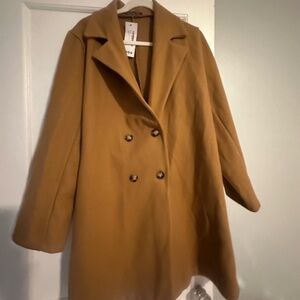 Camel peacoat